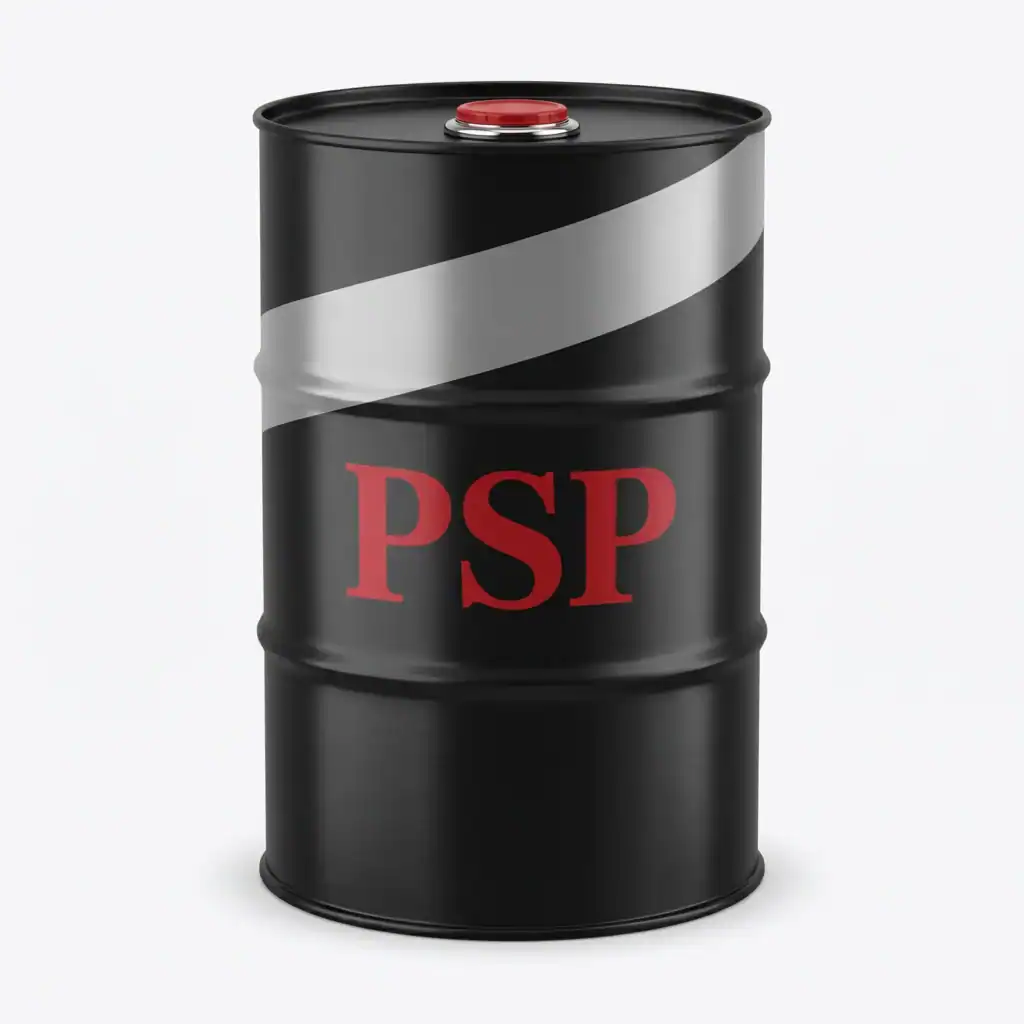 Benzine Speciali PSP — fusto industriale a marchio PSP